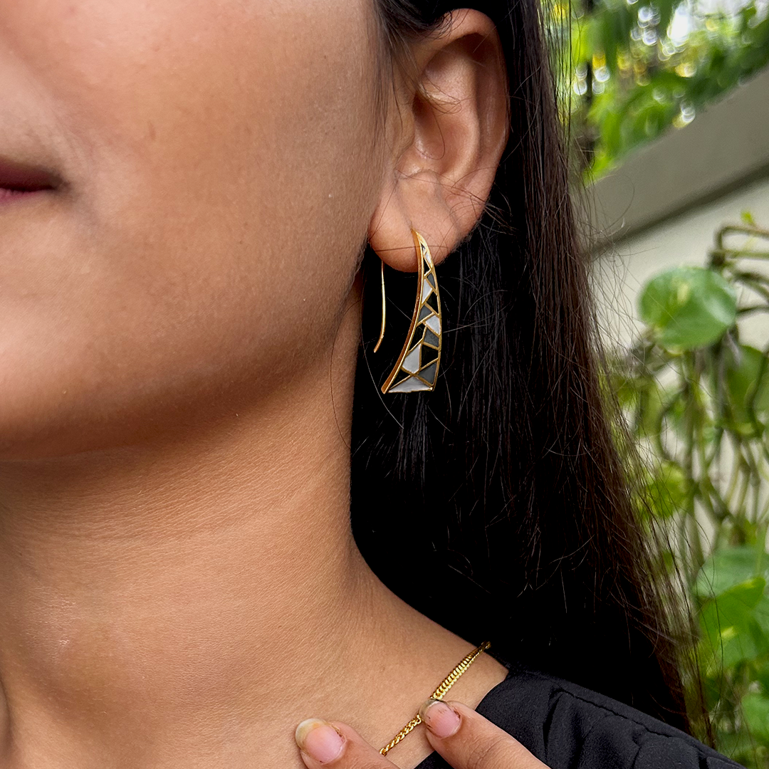 Adara Earrings - Black