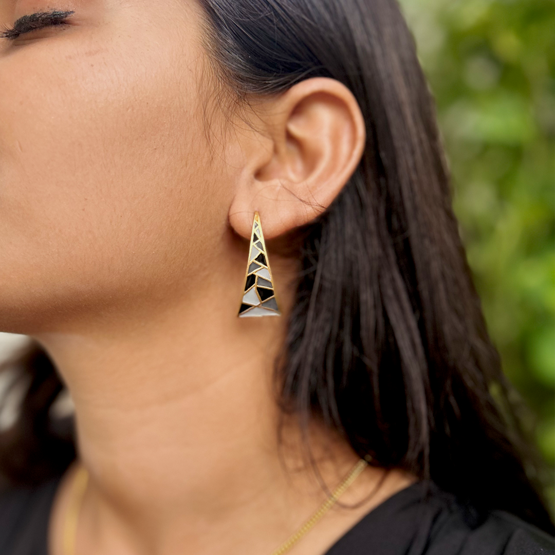 Adara Earrings - Black