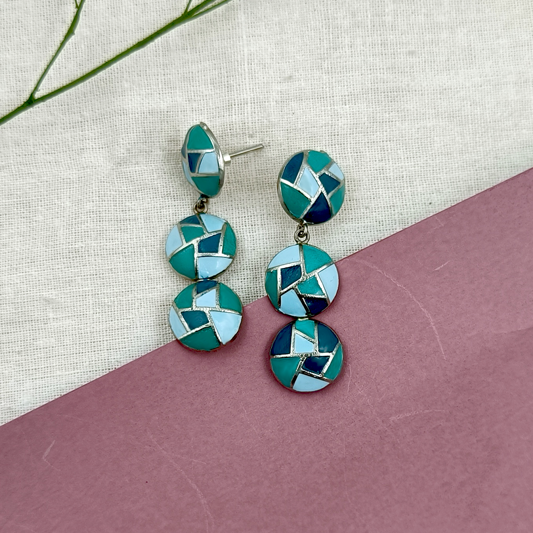 Clarice Earrings Blue
