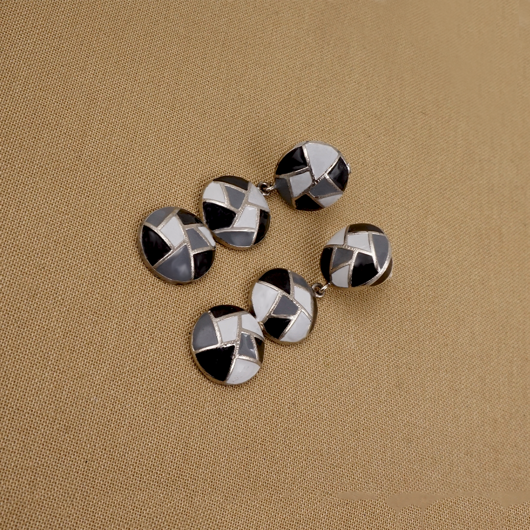 Clarice Earrings Grey