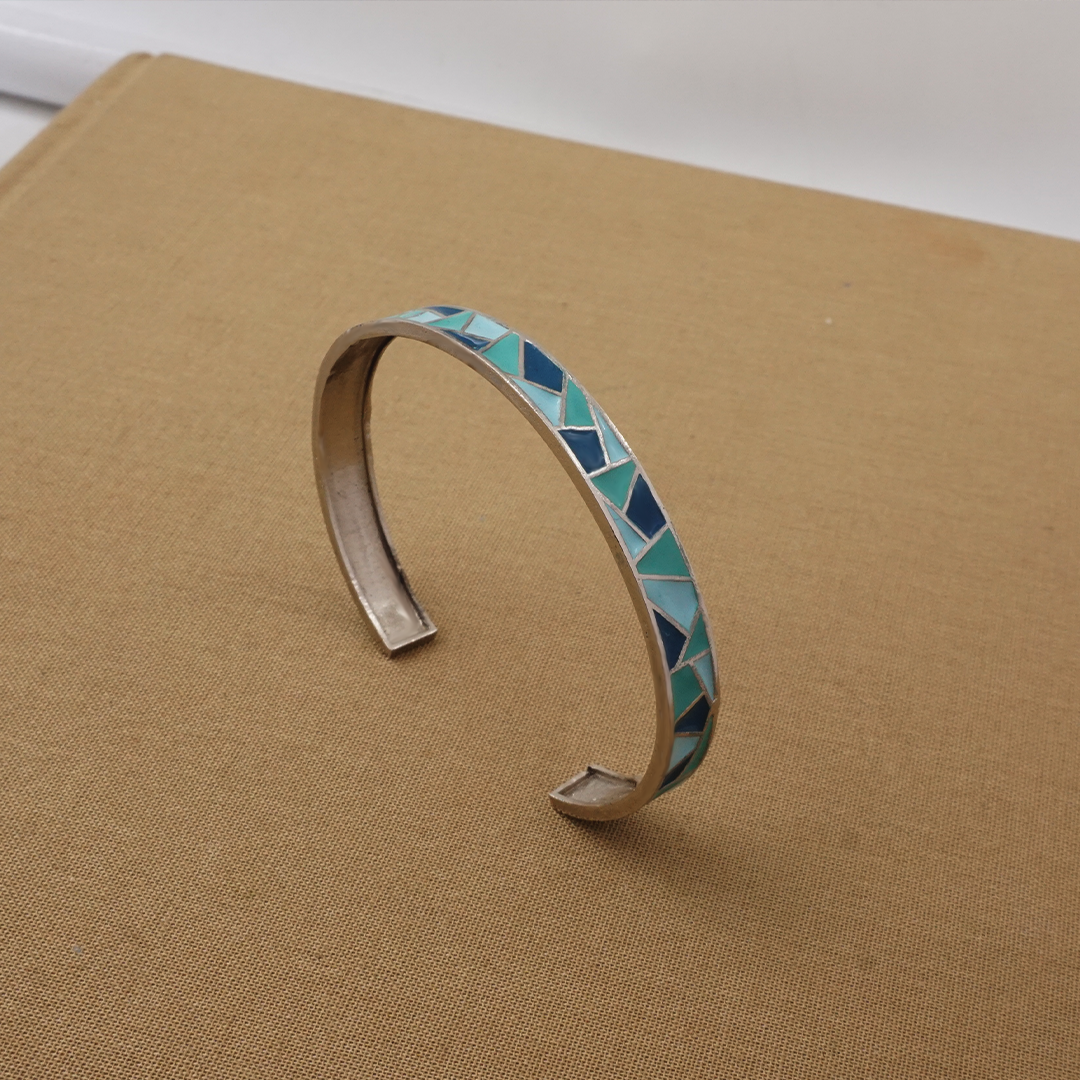 Mosaic Cuffs - Blue