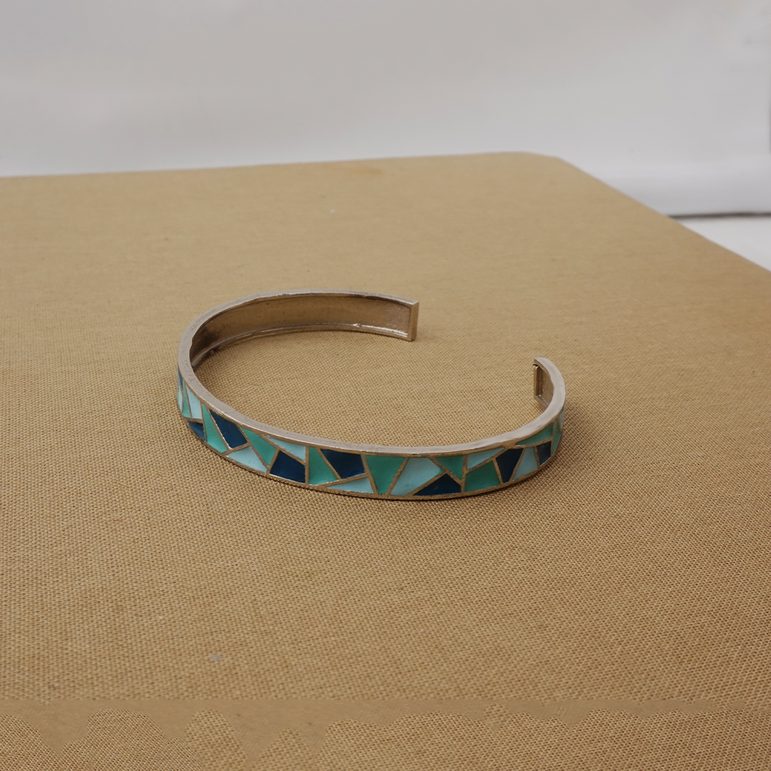 Mosaic Cuffs - Blue