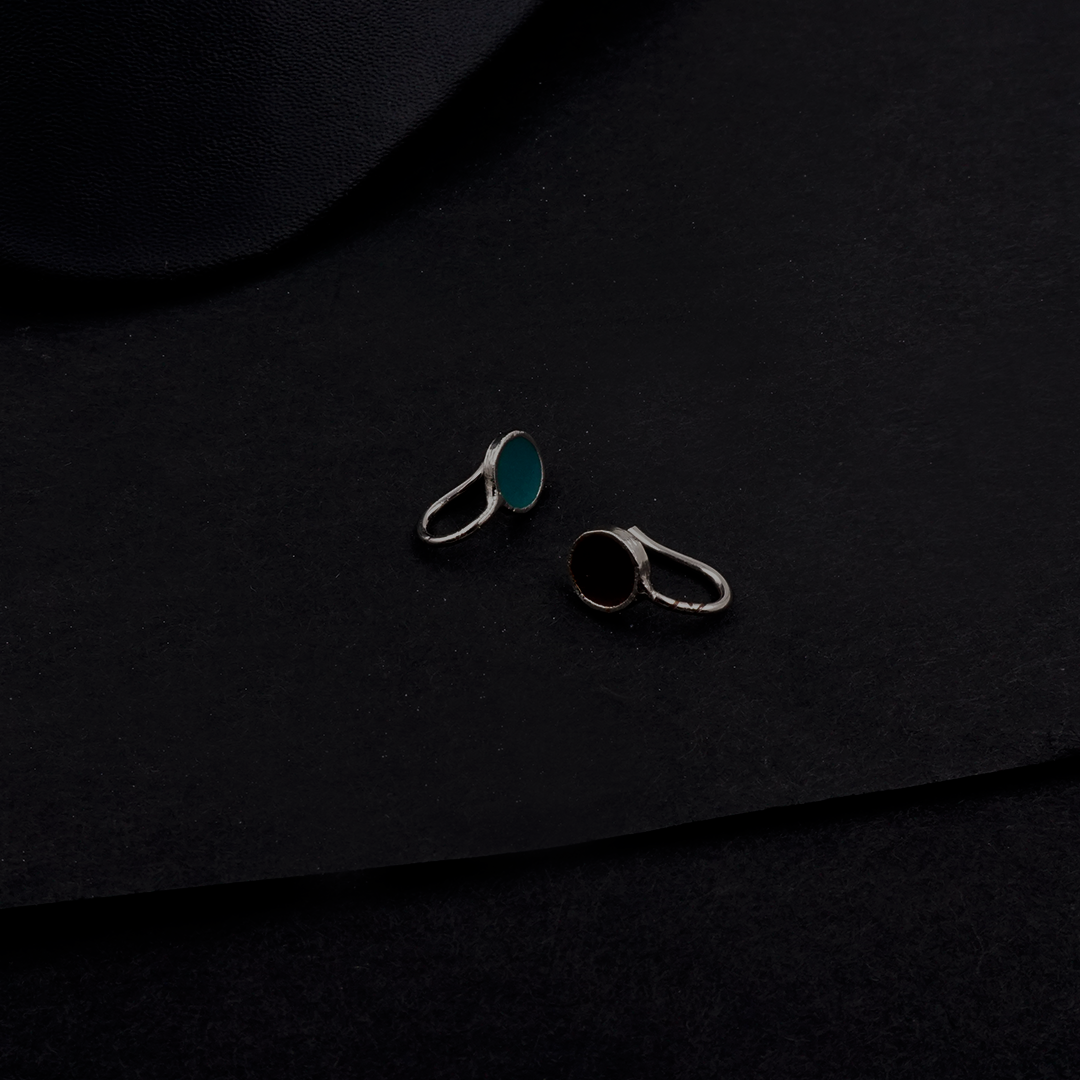 Round Enamel Nosepin