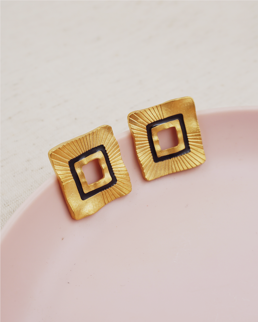 Square Rayz Studs