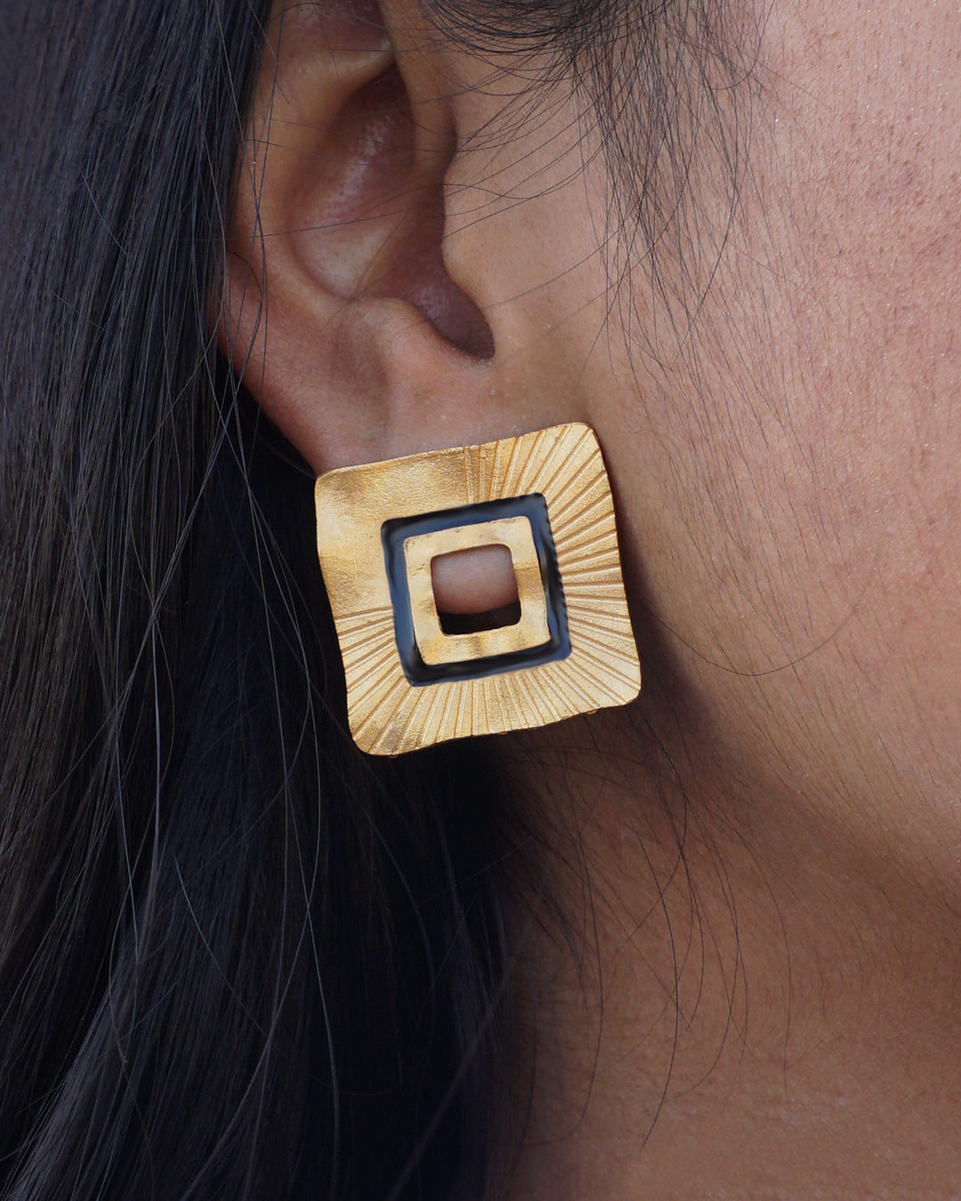 Square Rayz Studs