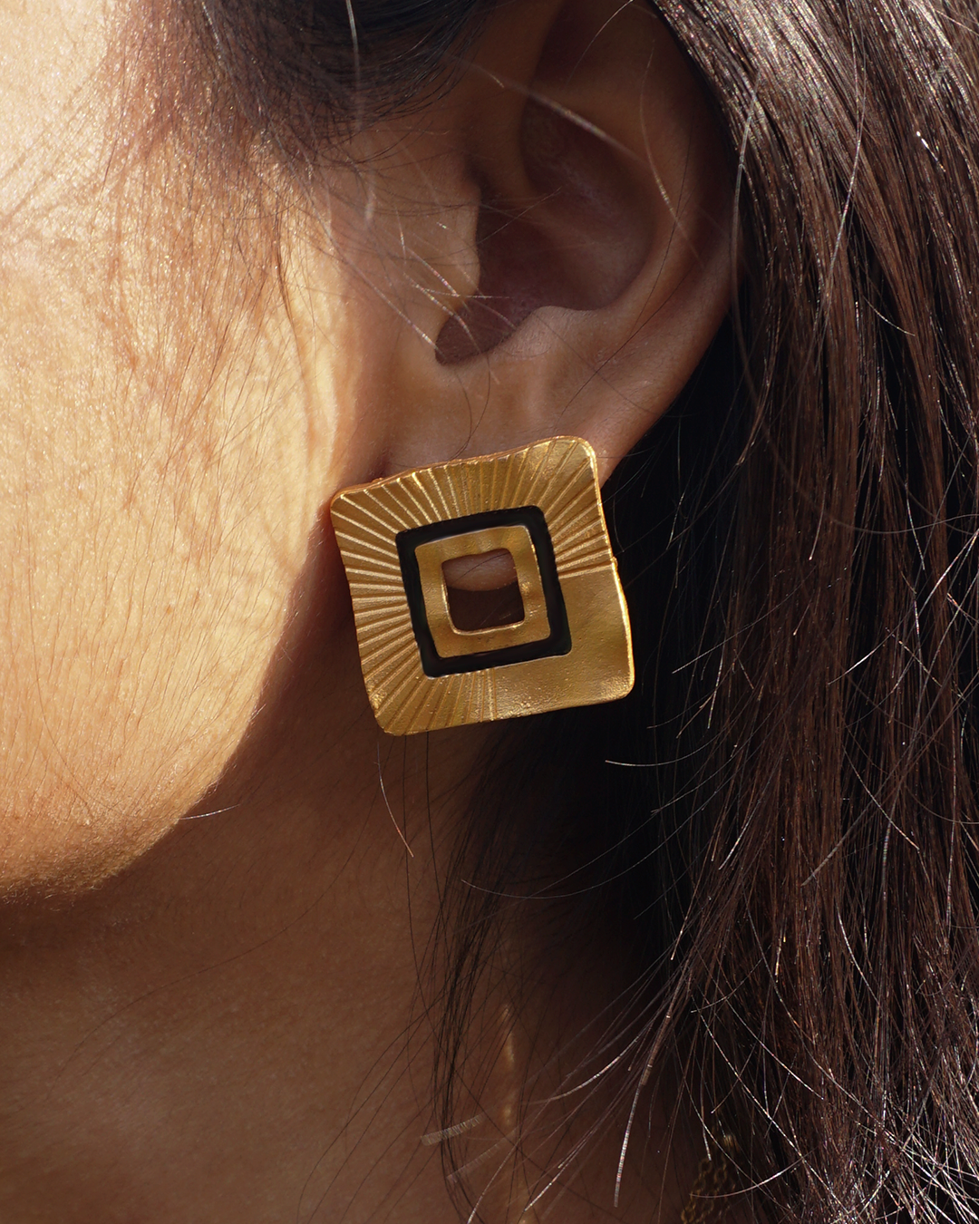 Square Rayz Studs
