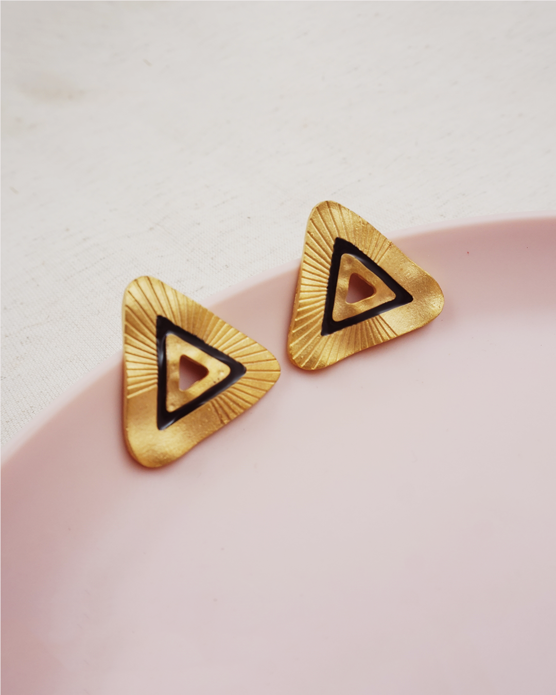 Triangle Rayz Studs