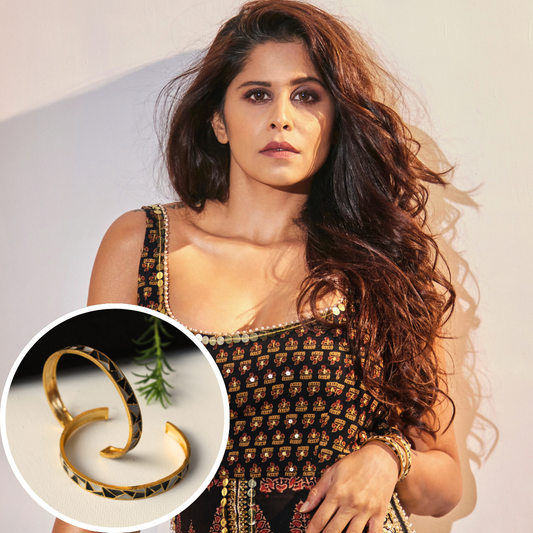 Sai Tamhankar in Mosaic Cuffs