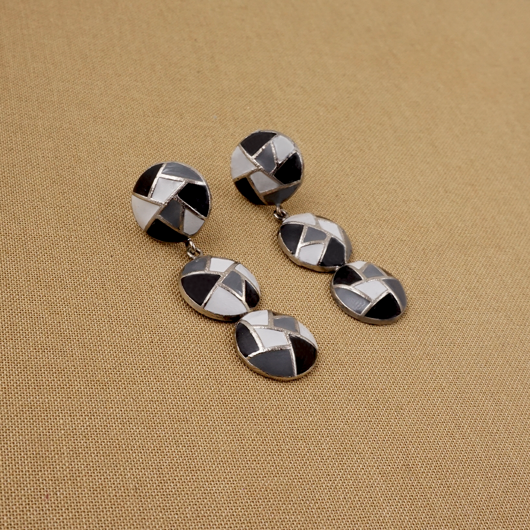 Clarice Earrings Grey