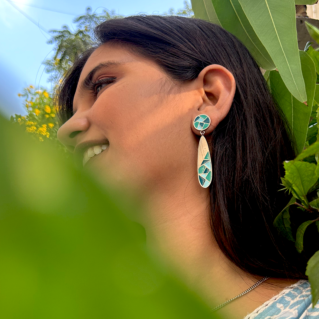 Diana Earrings Blue