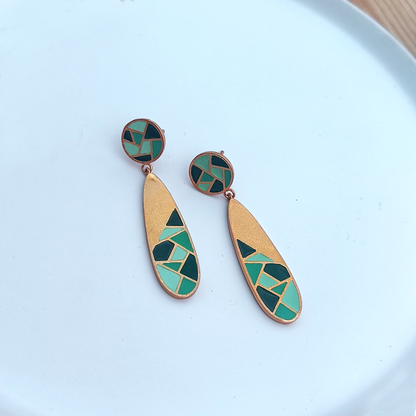 Diana Earrings Green