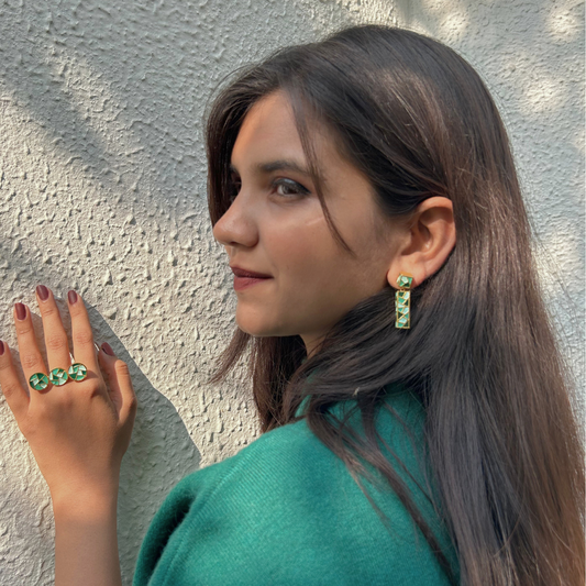 Marisol Earrings - Green