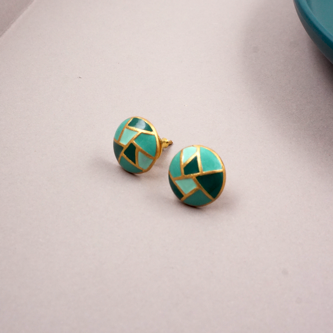 Sera Studs Green