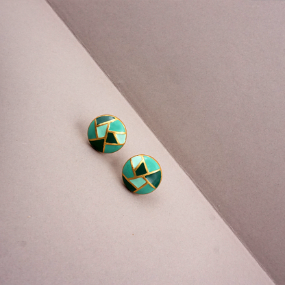 Sera Studs Green