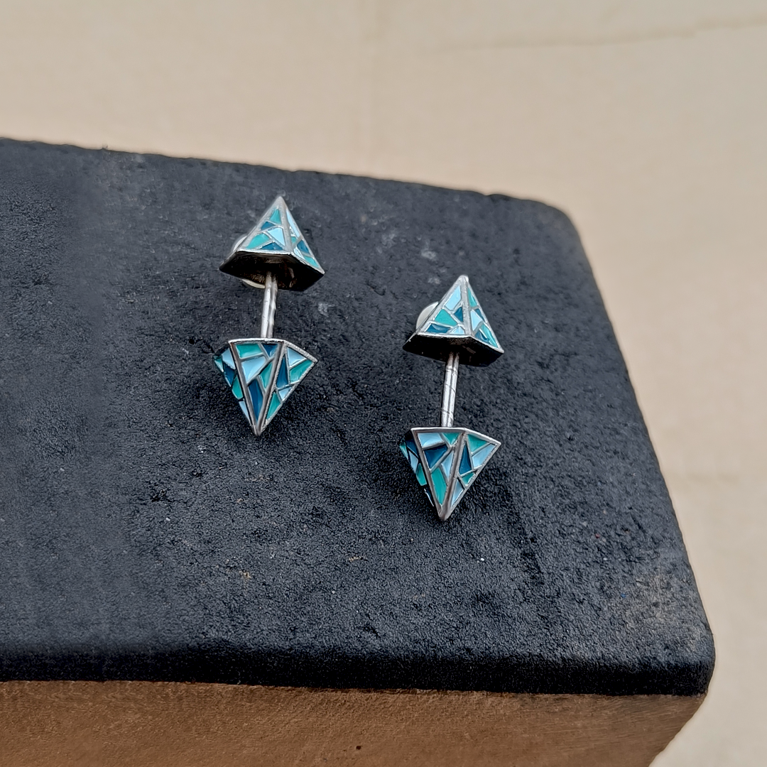 Tula Earrings - Blue