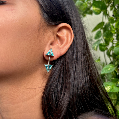 Tula Earrings - Blue