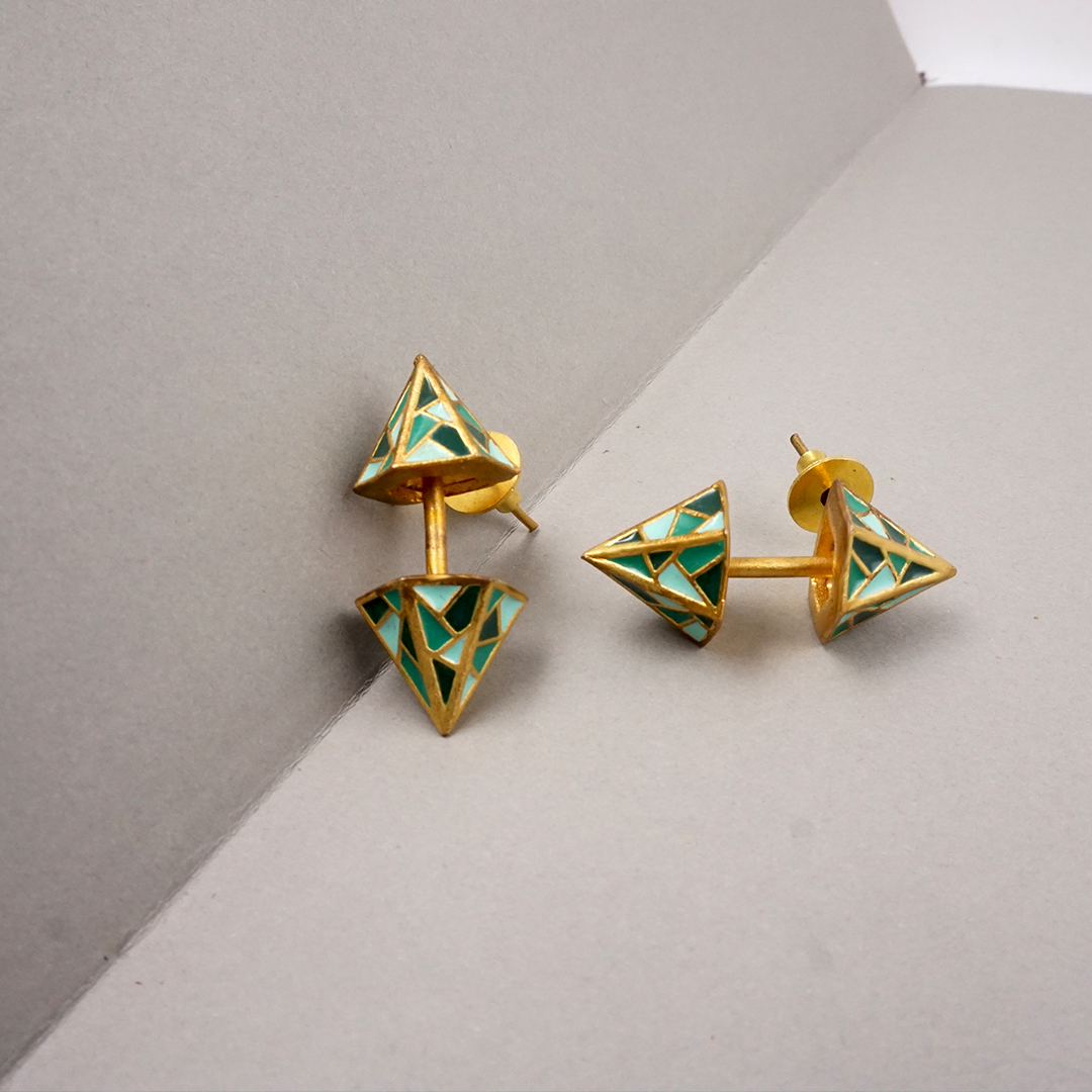 Tula Earrings Green