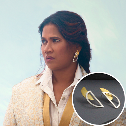 Chhaya Kadam in Saira Earings